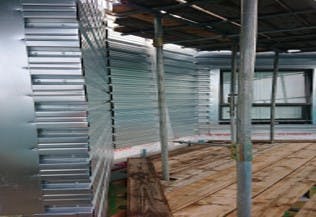 Profiled carrier sheet for final zinc panel installation_Oct22