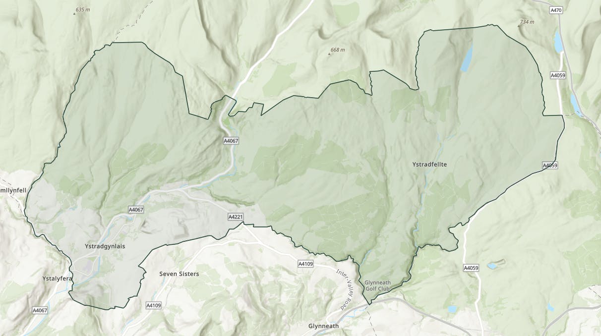 Ystradgynlais Locality.png