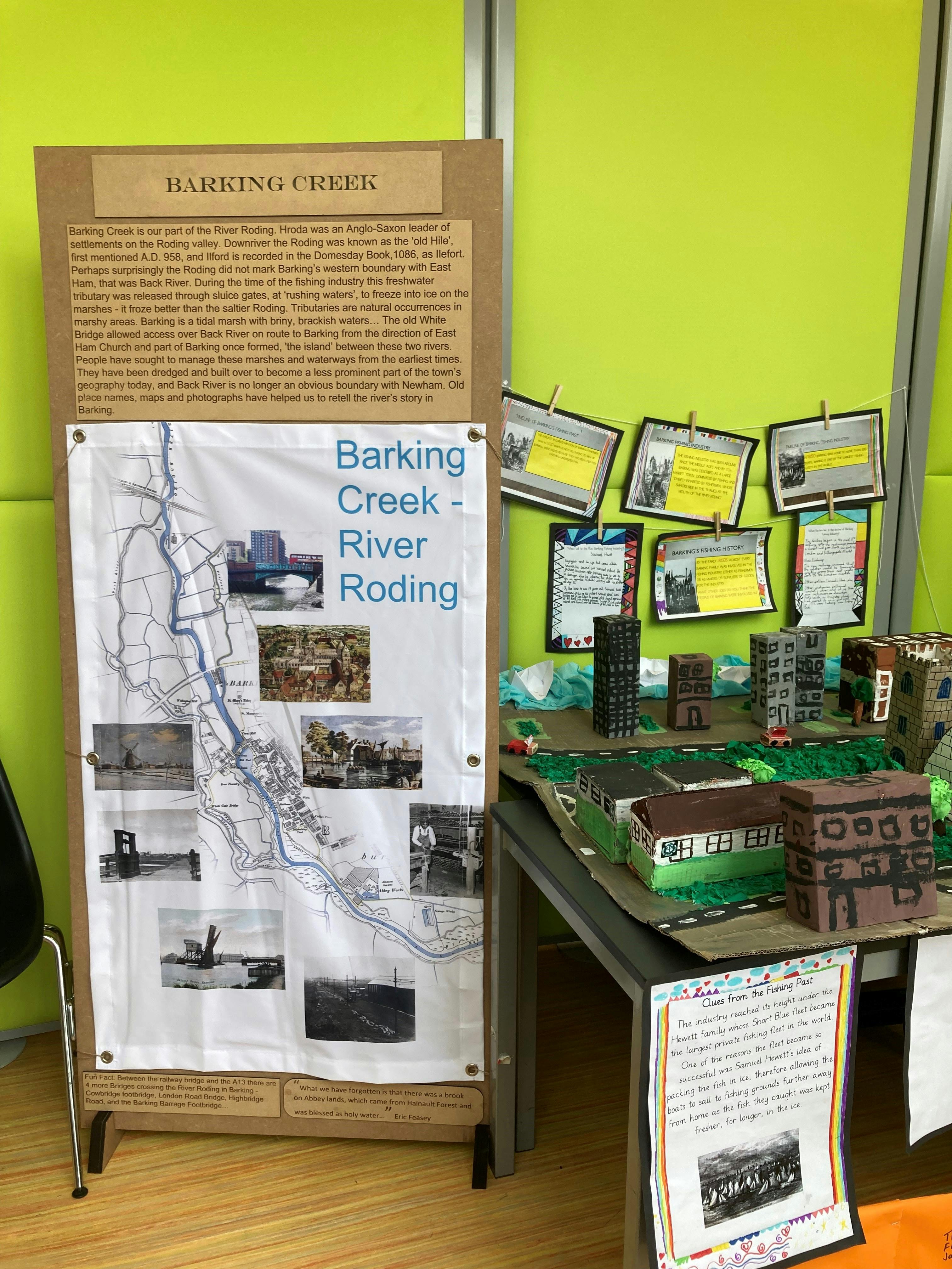 River Roding Exhibition board at BLC