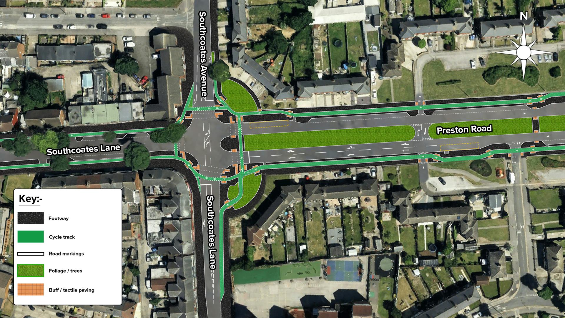 Preston Road Cycle Scheme