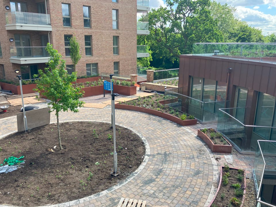 Block C - Cyprus House and landscaping