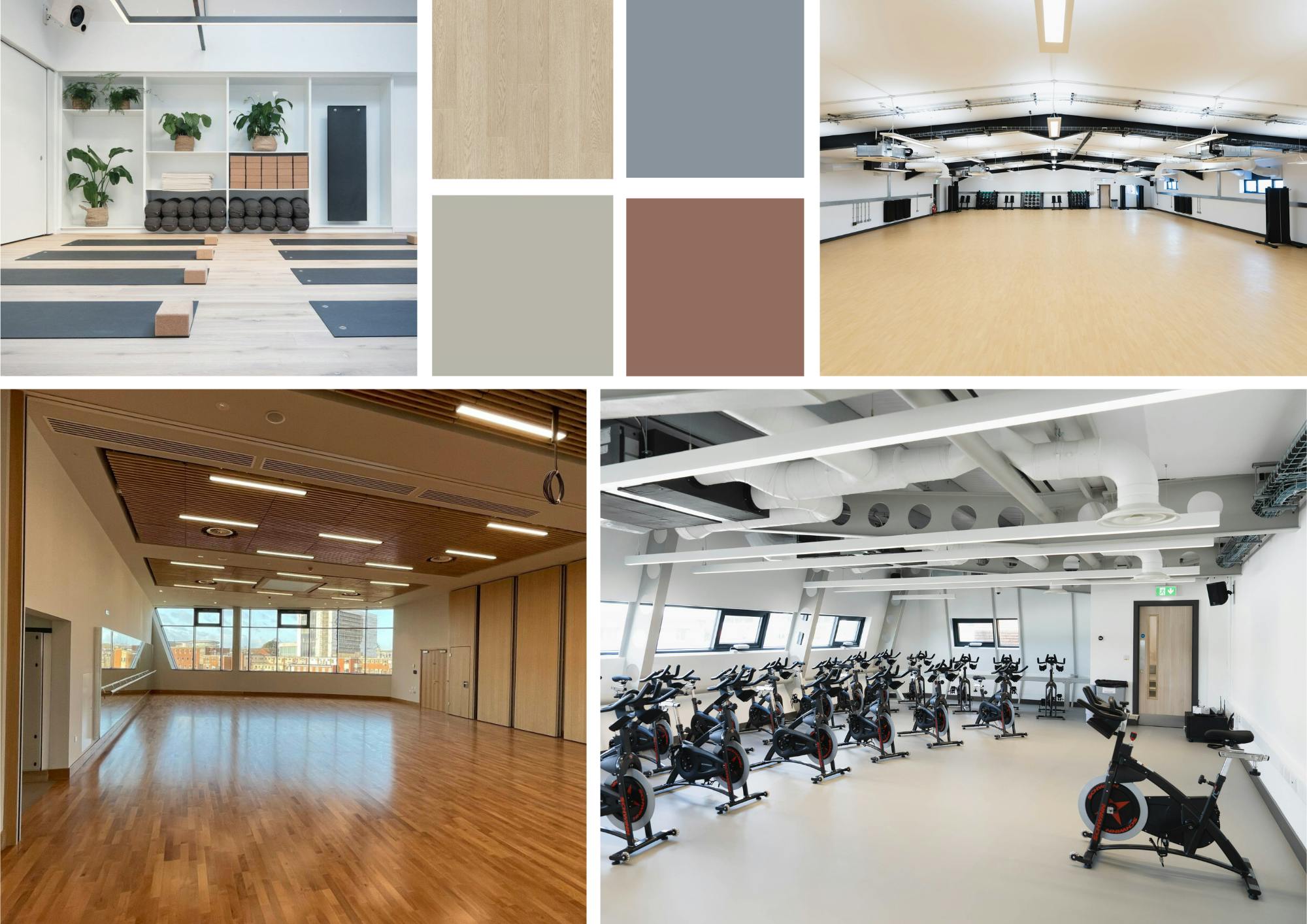 Design proposals: Exercise studios