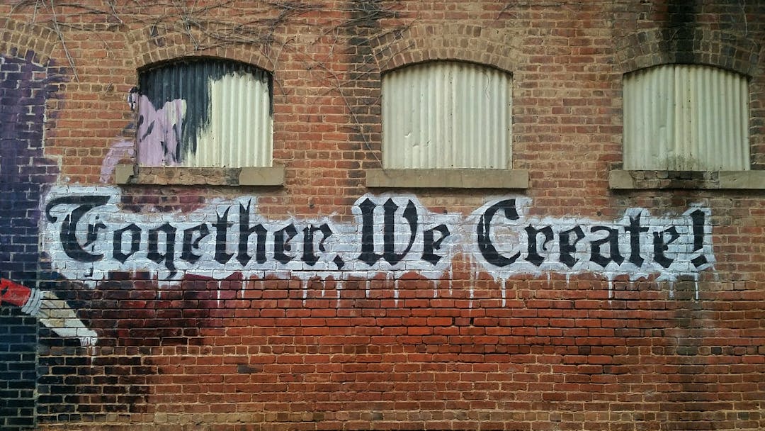 Image of wording 'Together We Create!'