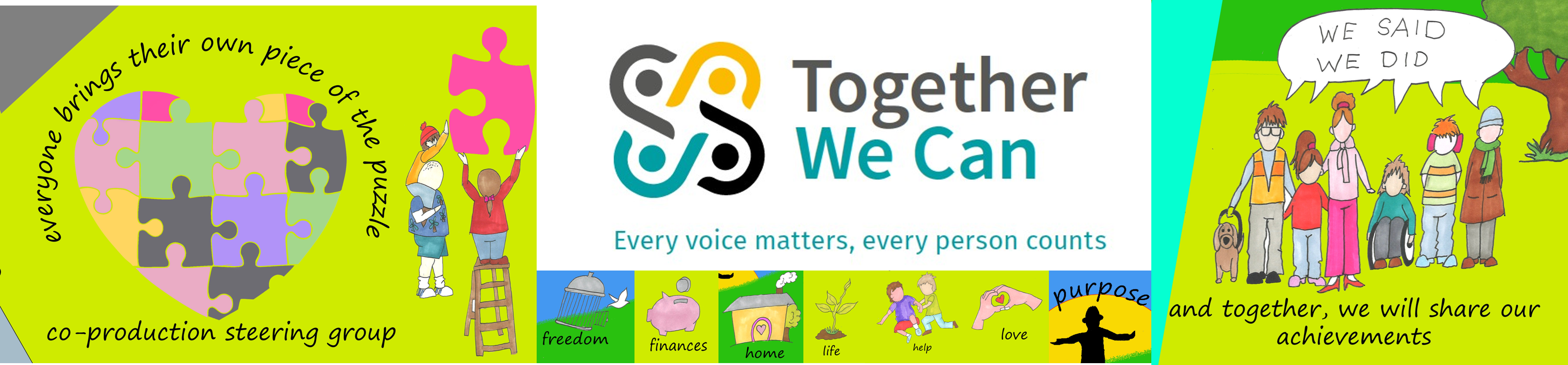 Together We Can Logo Banner