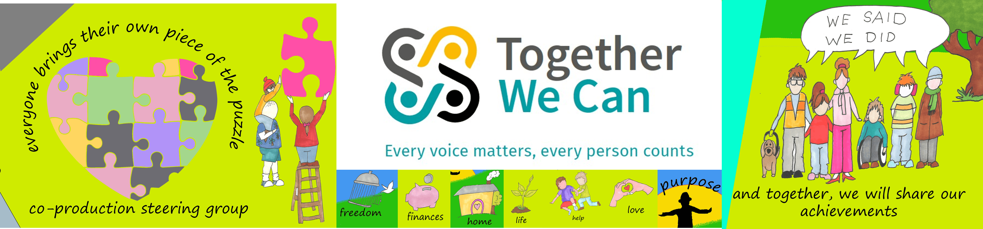 Together We Can Logo Banner