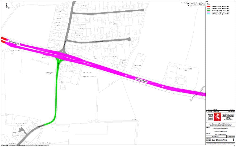 Site plan - Gravesend Road