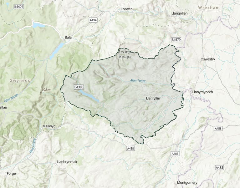 Llanfyllin Locality.png