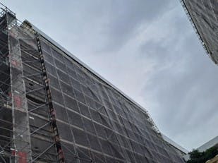 Phases 2 & 3 Shrink Wrap Near Completion_Aug23