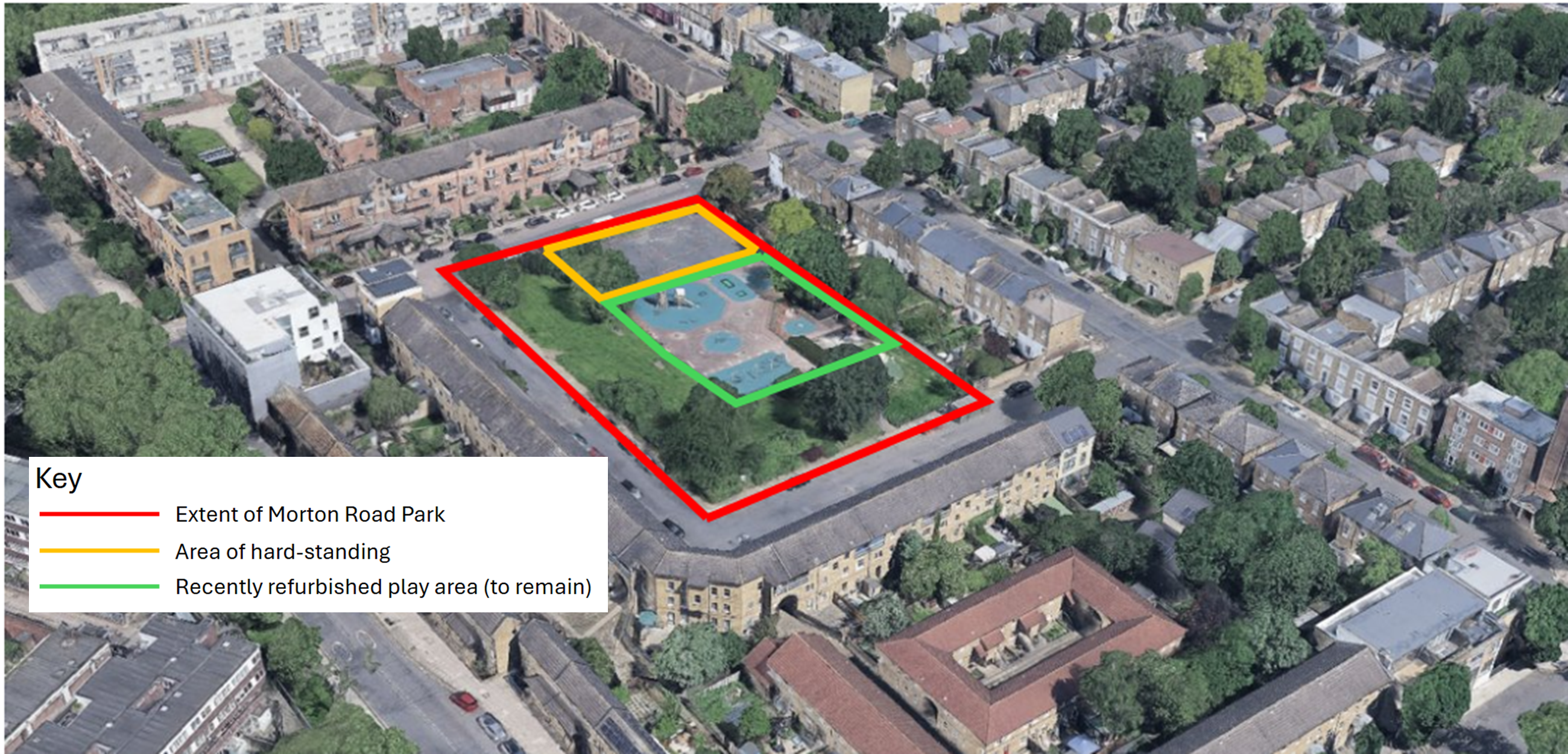 Photo of the areas being considered for development 