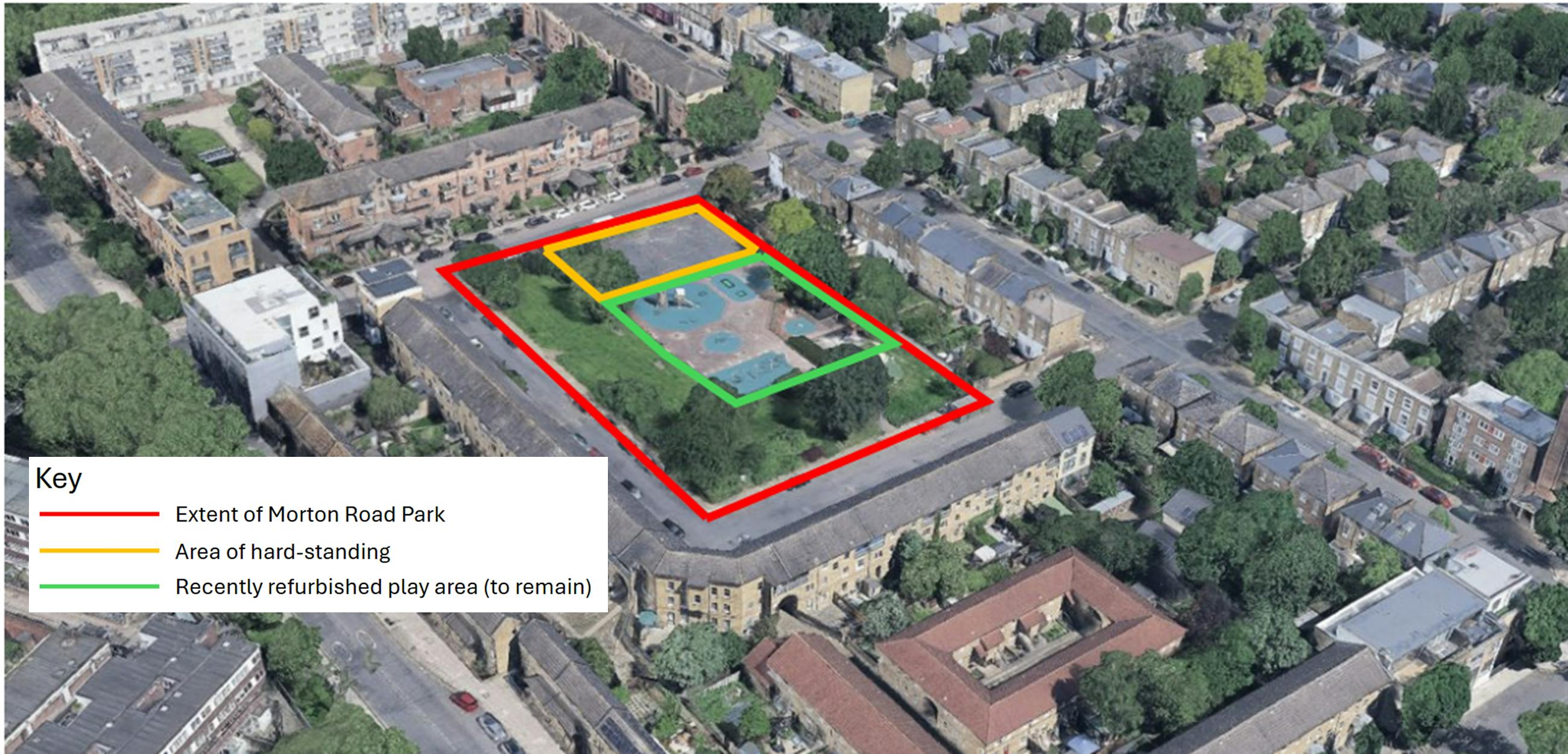 Photo of the areas being considered for development 