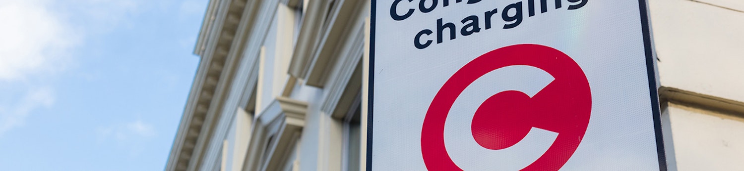 Congestion Charge zone sign