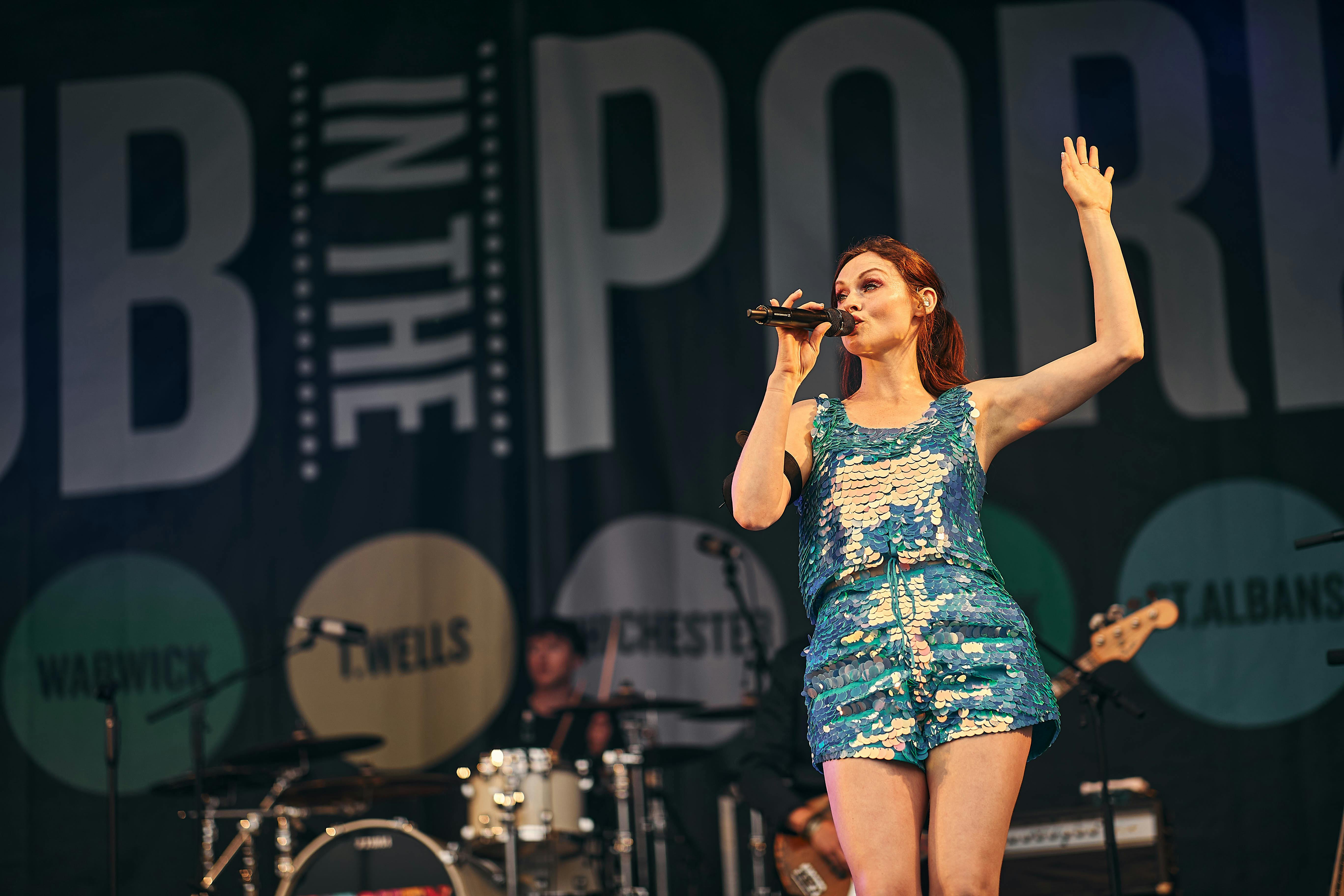 Sophie Ellis Bextor performs at Pub in the Park