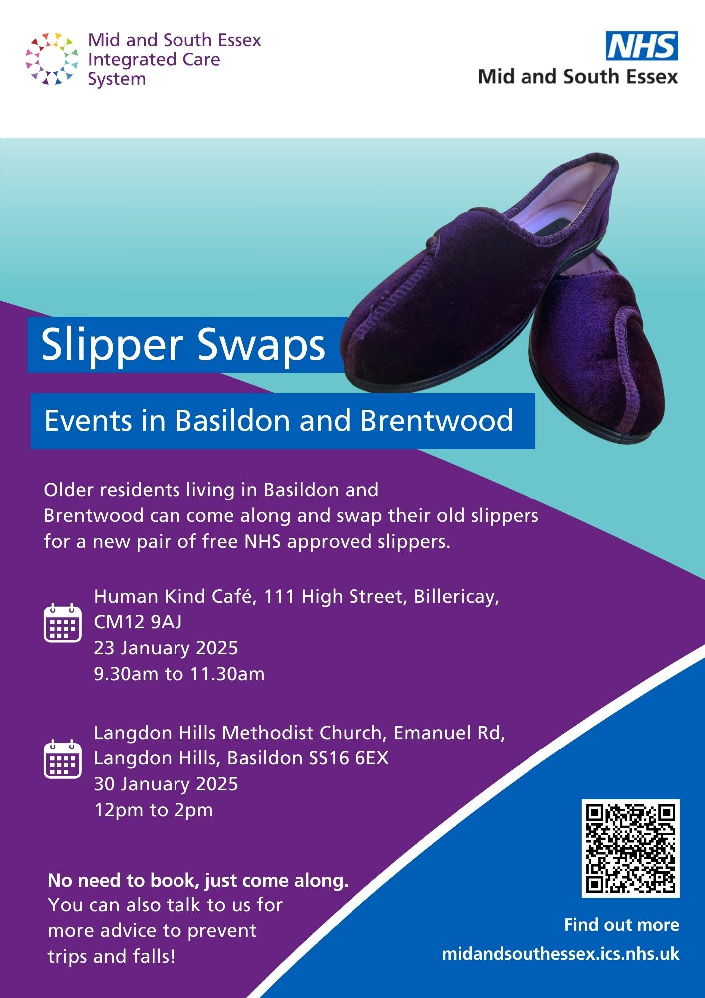 NEW: Slipper Swap event dates for 2025