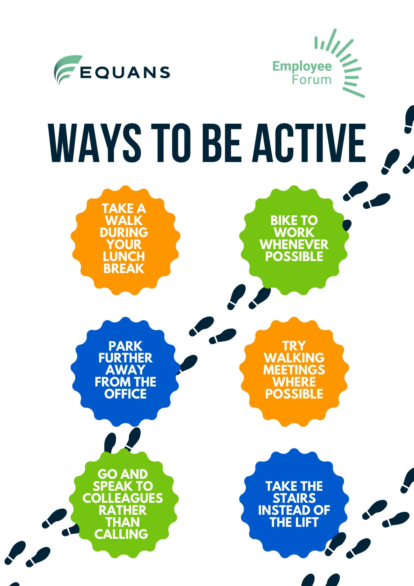 Ways to be active