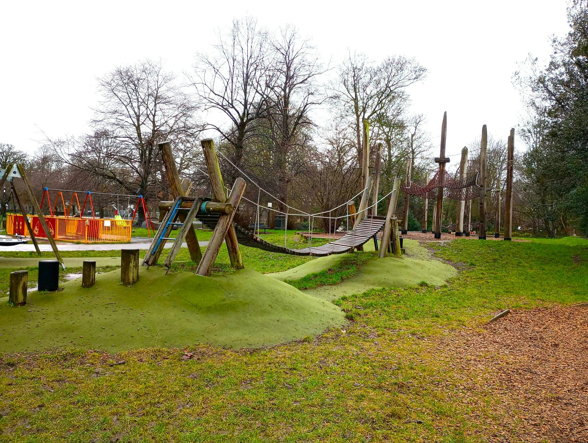 a photograph of the North play area at Ravenscourt park