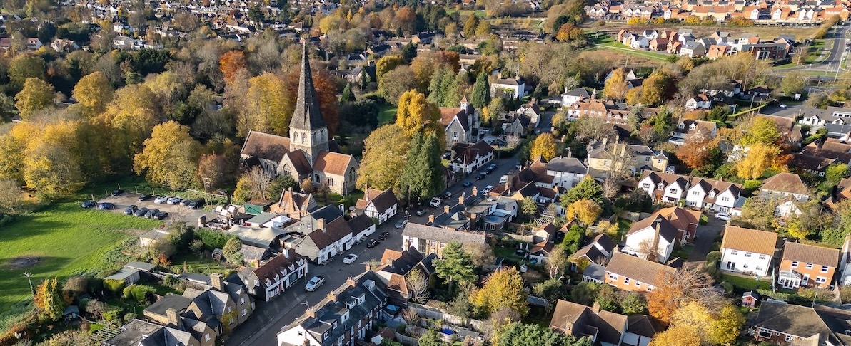 Old Harlow aerial