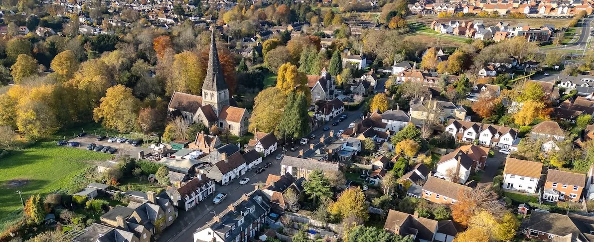 Old Harlow aerial