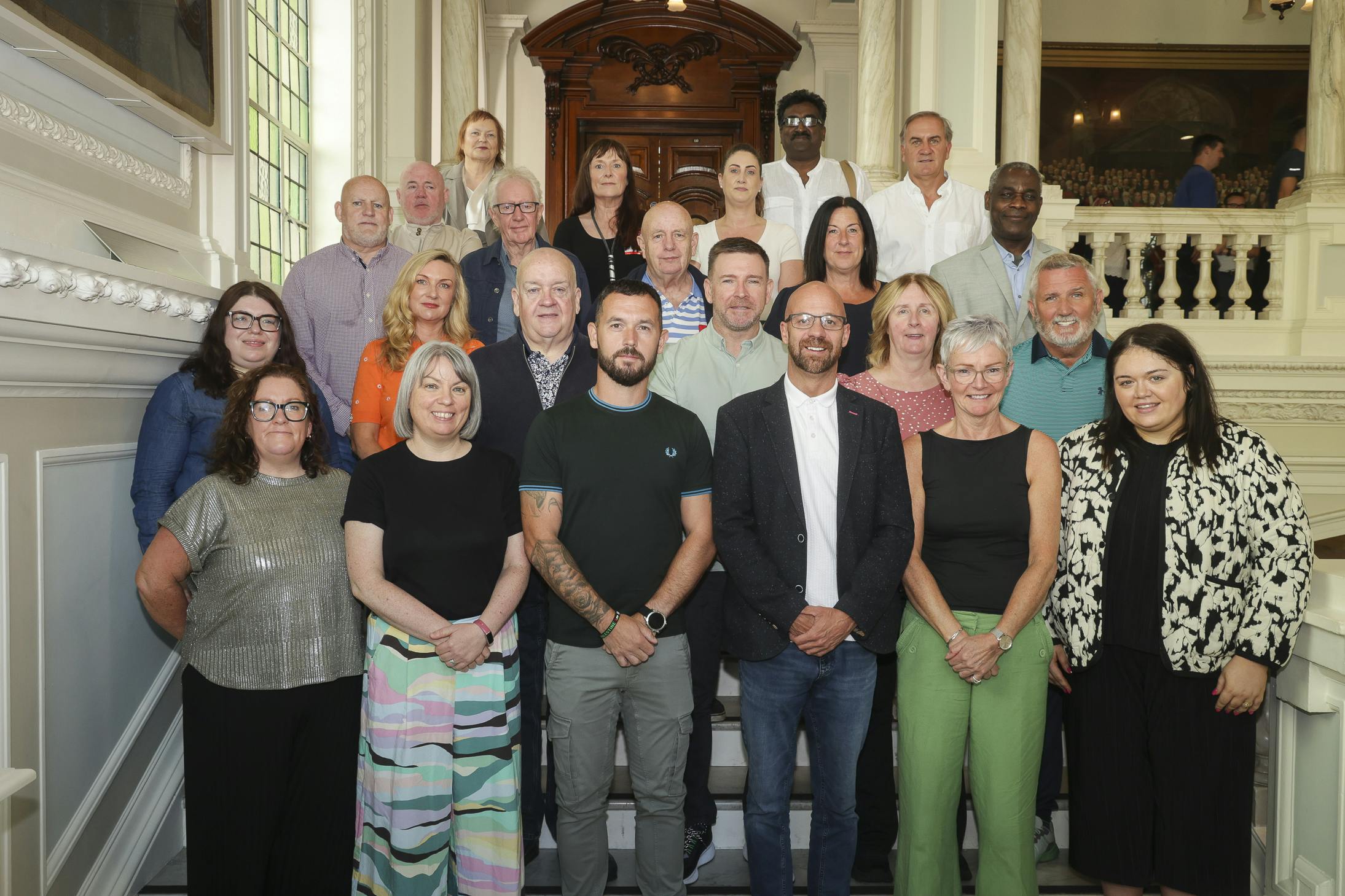 VSCE Panel Members along with Strategic Support Provider Joe Duffy from West Belfast Partnership Board