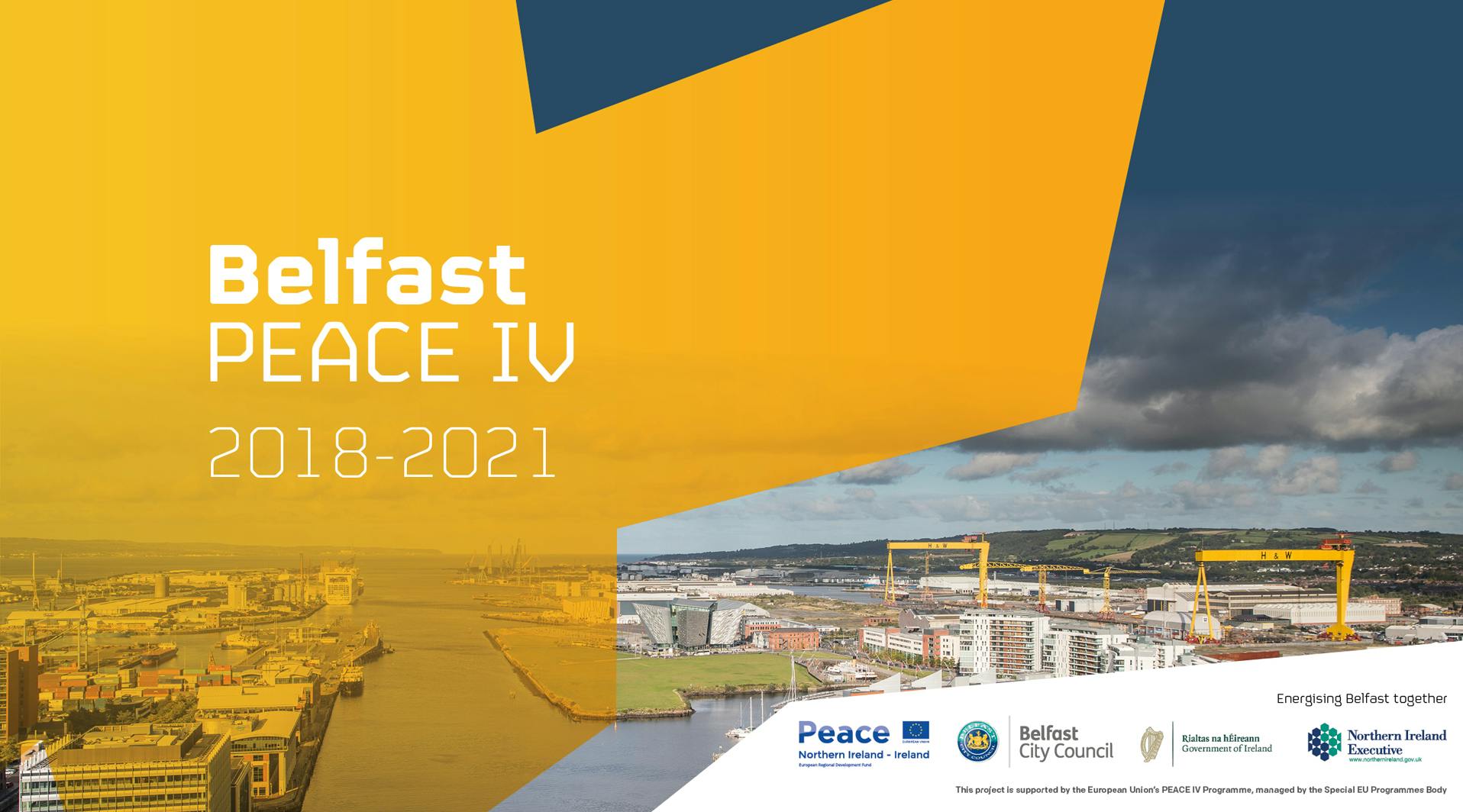 Belfast Peace IV 2018 - 2021 banner