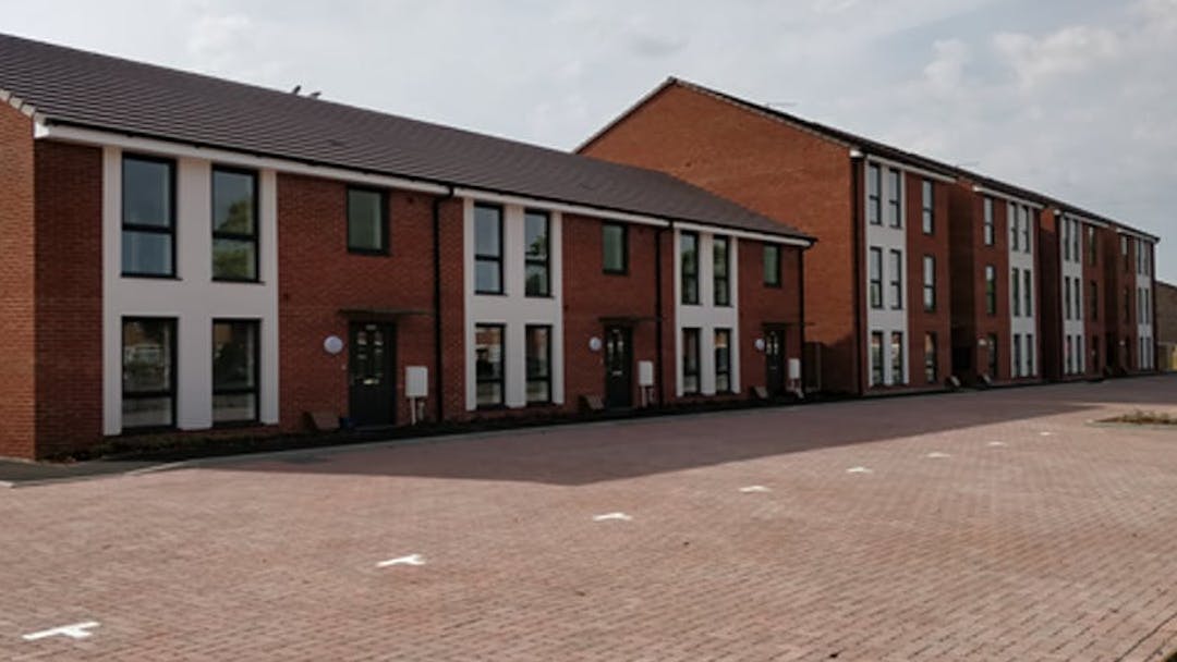Image of new build housing