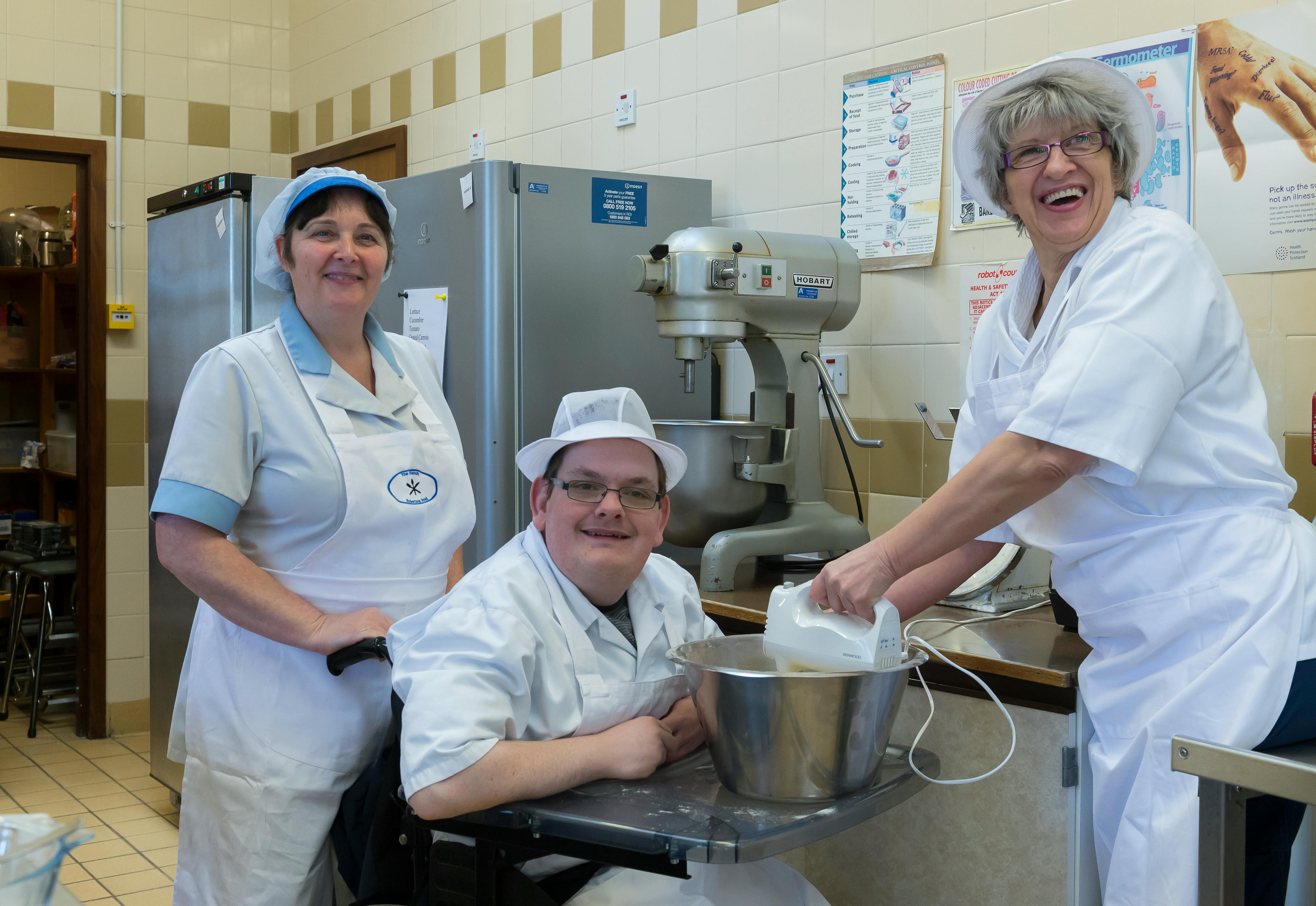 Cooking at Fraserburgh Day Services