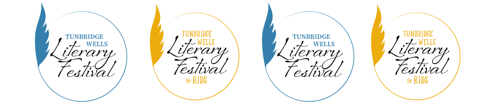 Literary festival logos