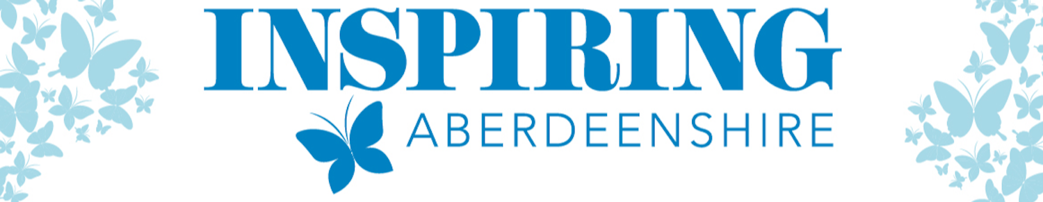 A text-based logo for Inspiring Aberdeenshire 2023