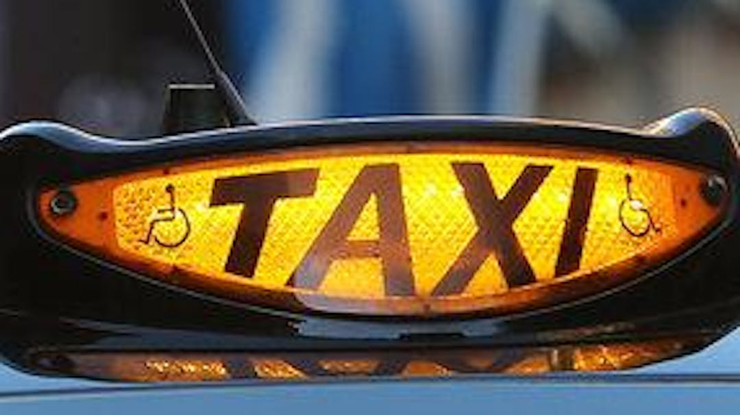 Taxi sign