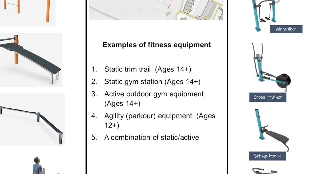 examples of fitness equipment 