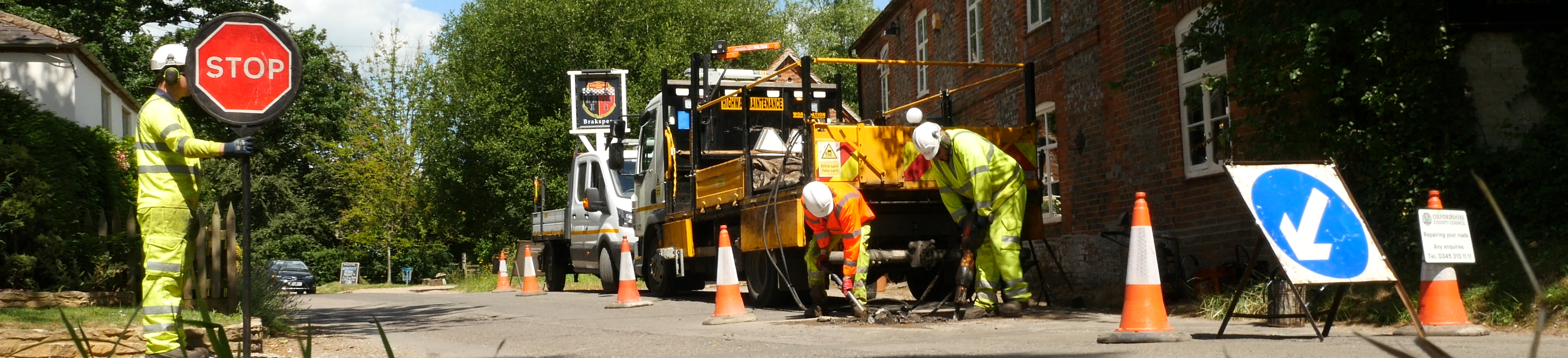 Cotswolds countryside with signposts