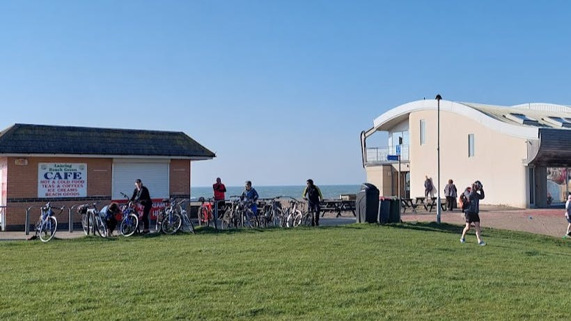 Lancing Beach Green Cafe image and current cycle parking