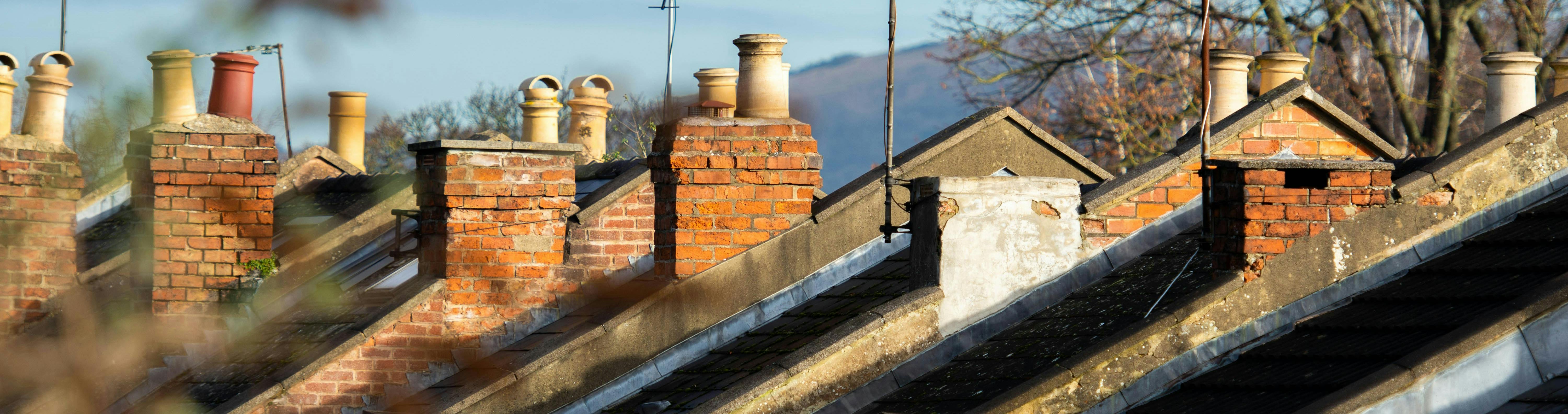 Roofs and Chimneys in the sun
