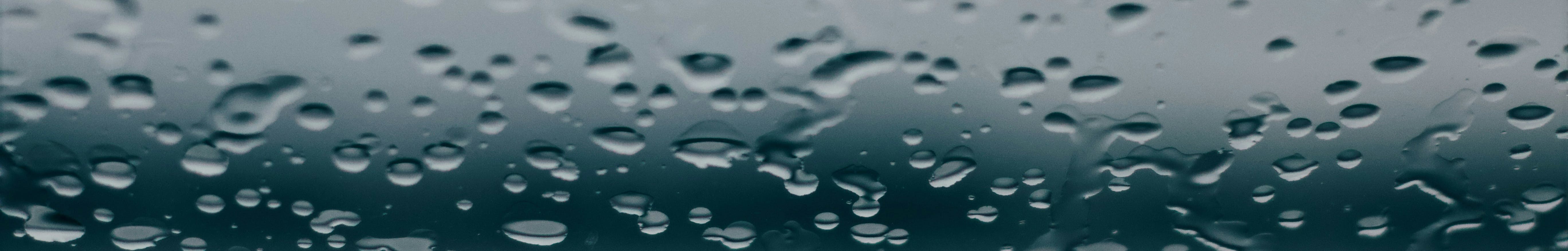 Water drops falling