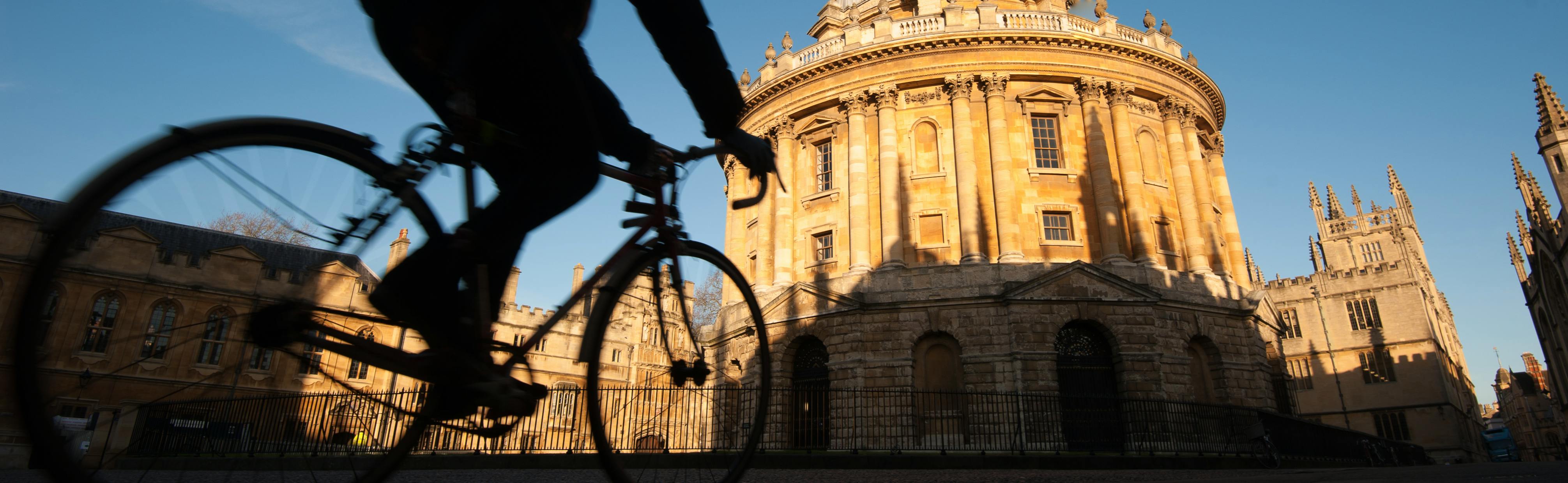 Cyclist in Oxford