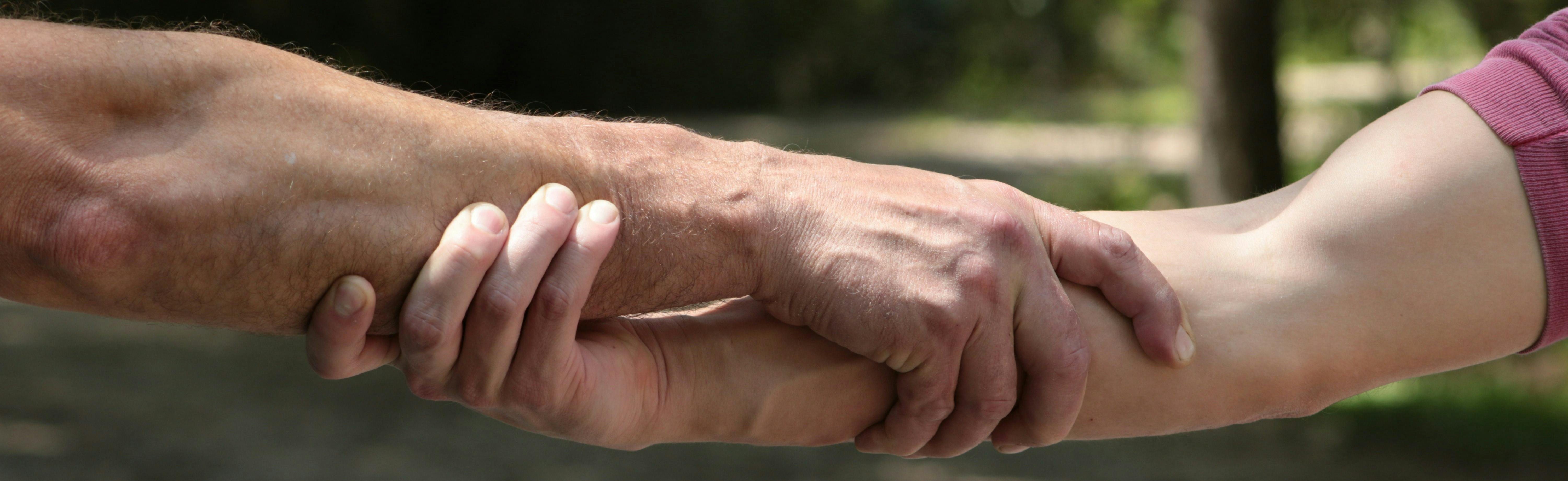 Supporting hands