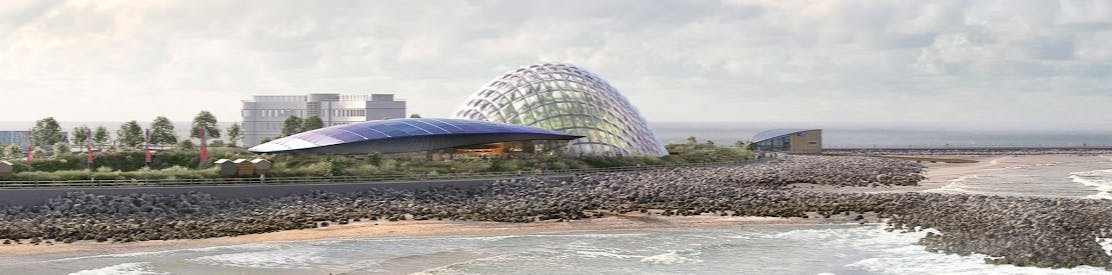 External View design graphics  © Grimshaws Architects 2025 