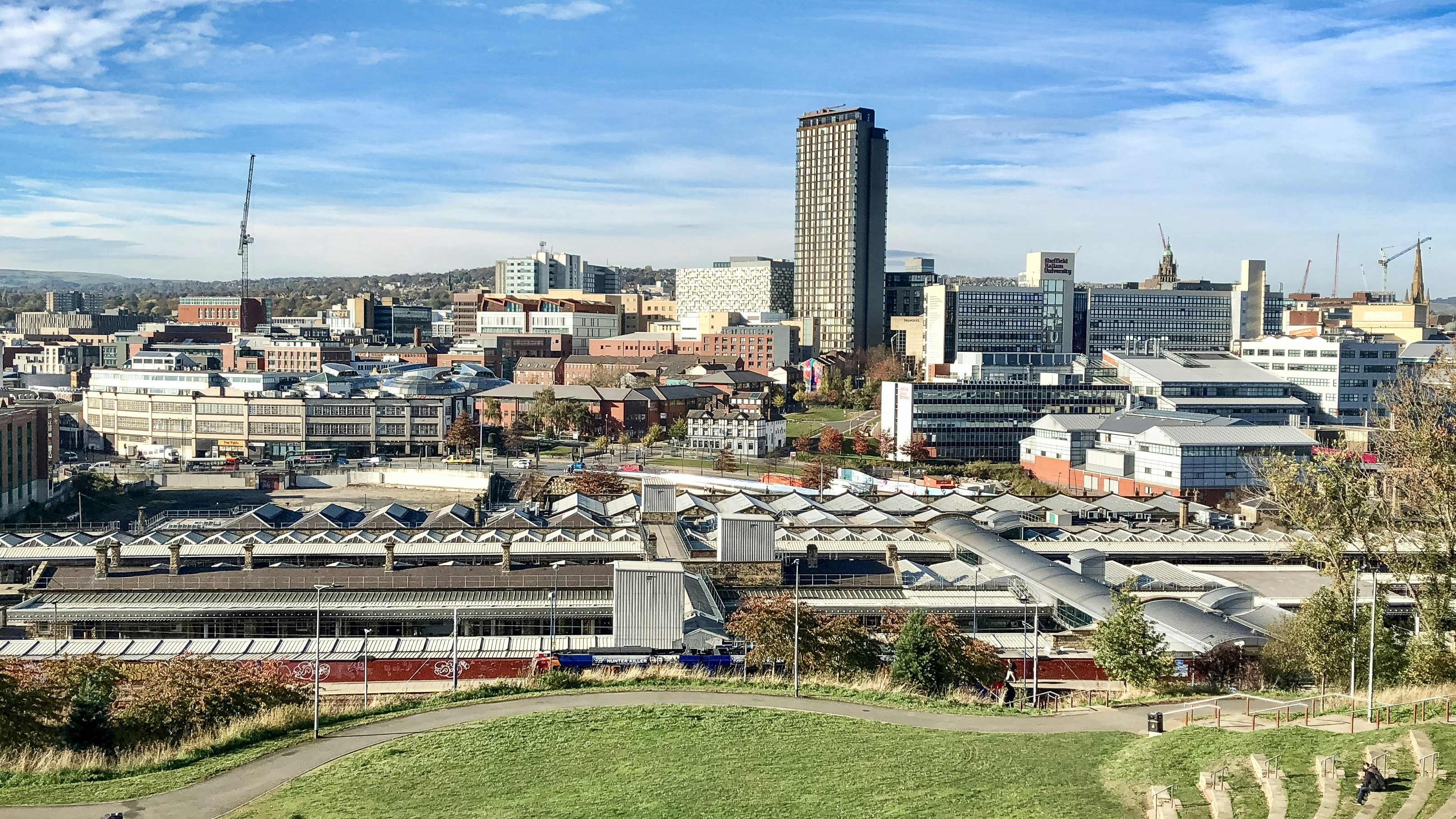 Local Area Committee Logo and view from South Street Park, Manor & Castle