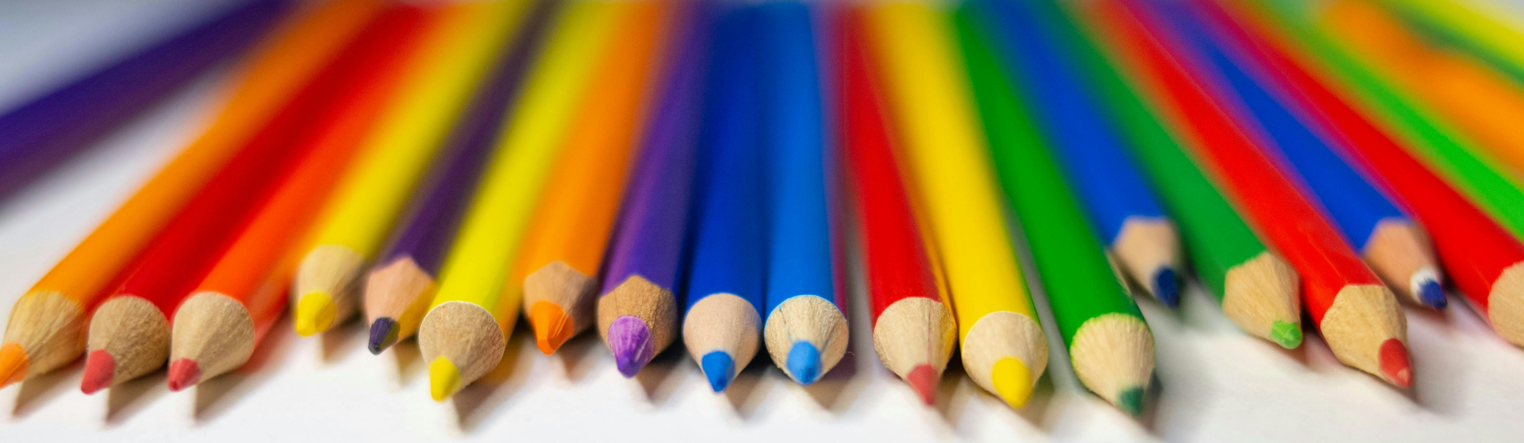 Multicoloured pencils 