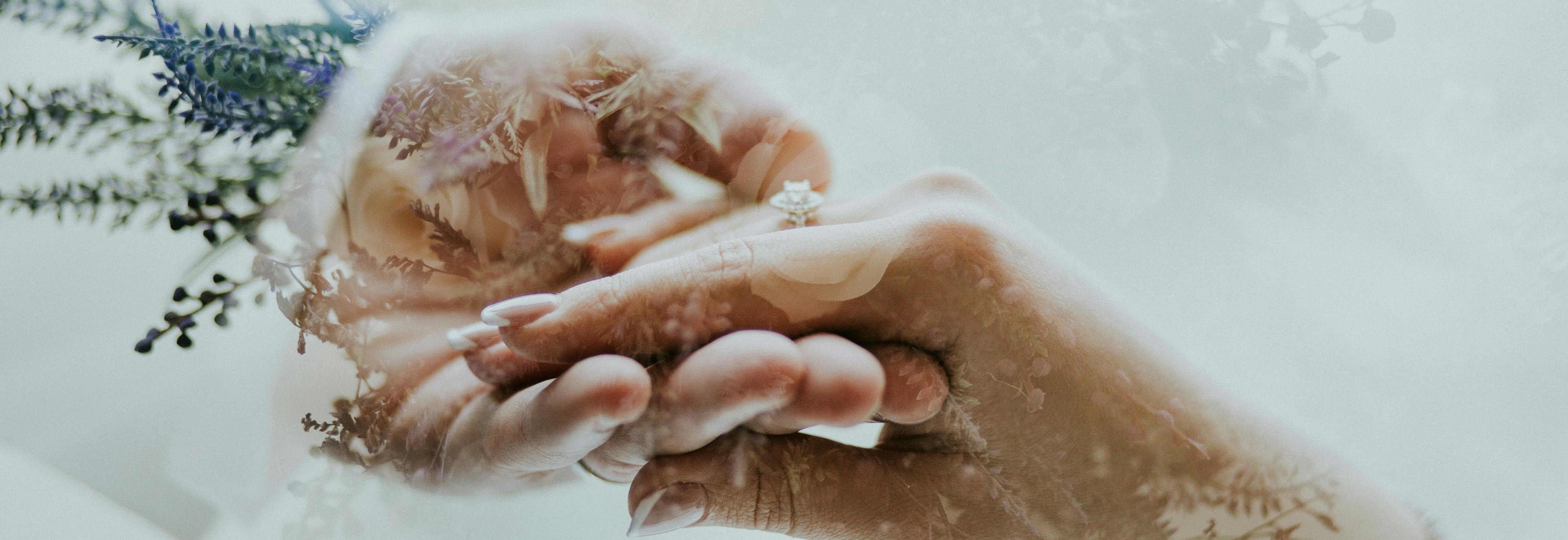 Picture of bride and groom hands