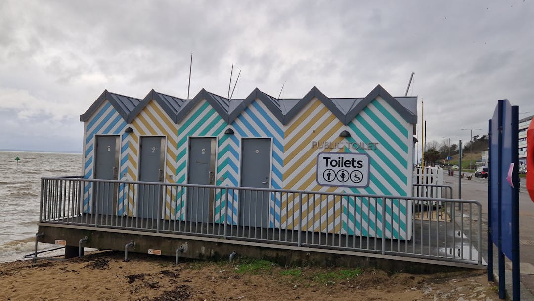 One of our public toilet blocks along the seafront