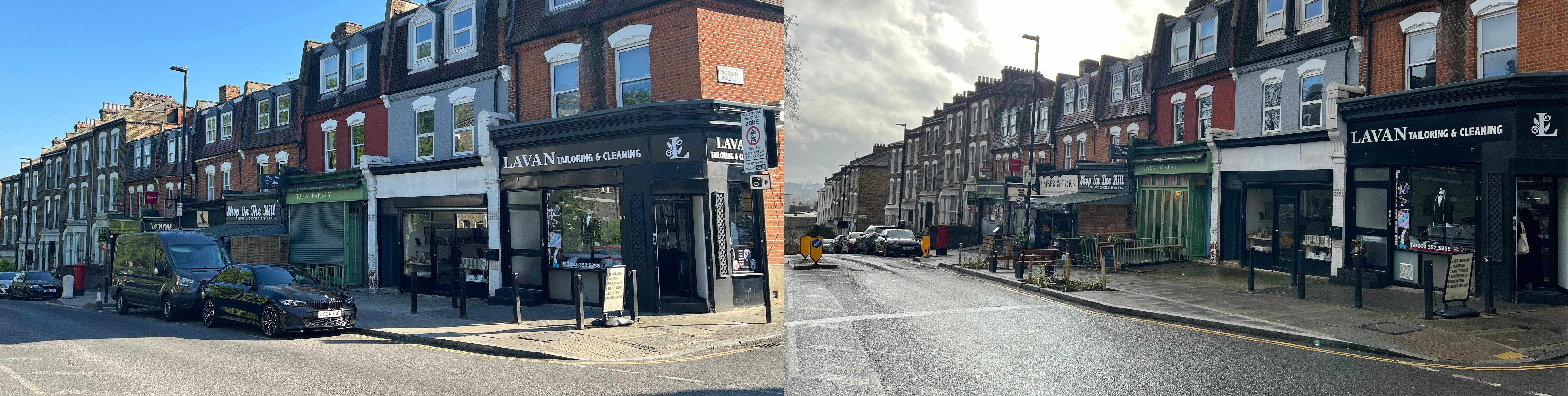 Local shopping parade on Hazellville Road
