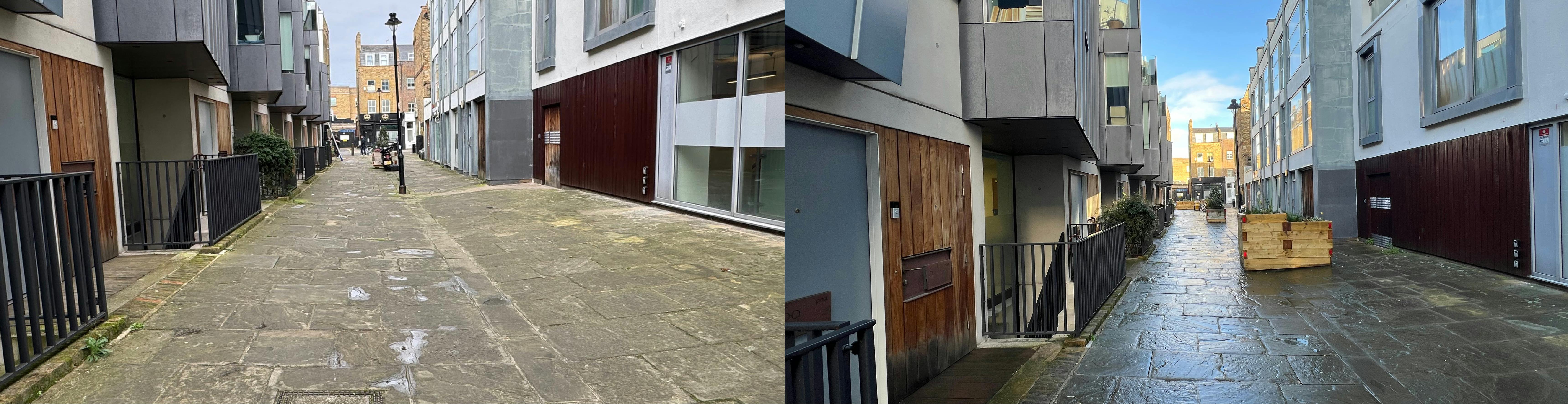 Godson Street, looking north toward Chapel Market