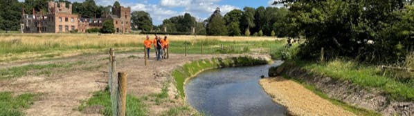 River Gadder at Oxburgh Hall