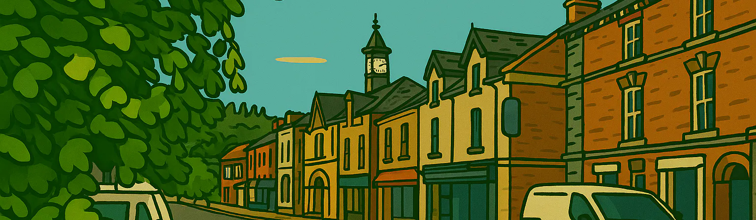 Llanidloes high street