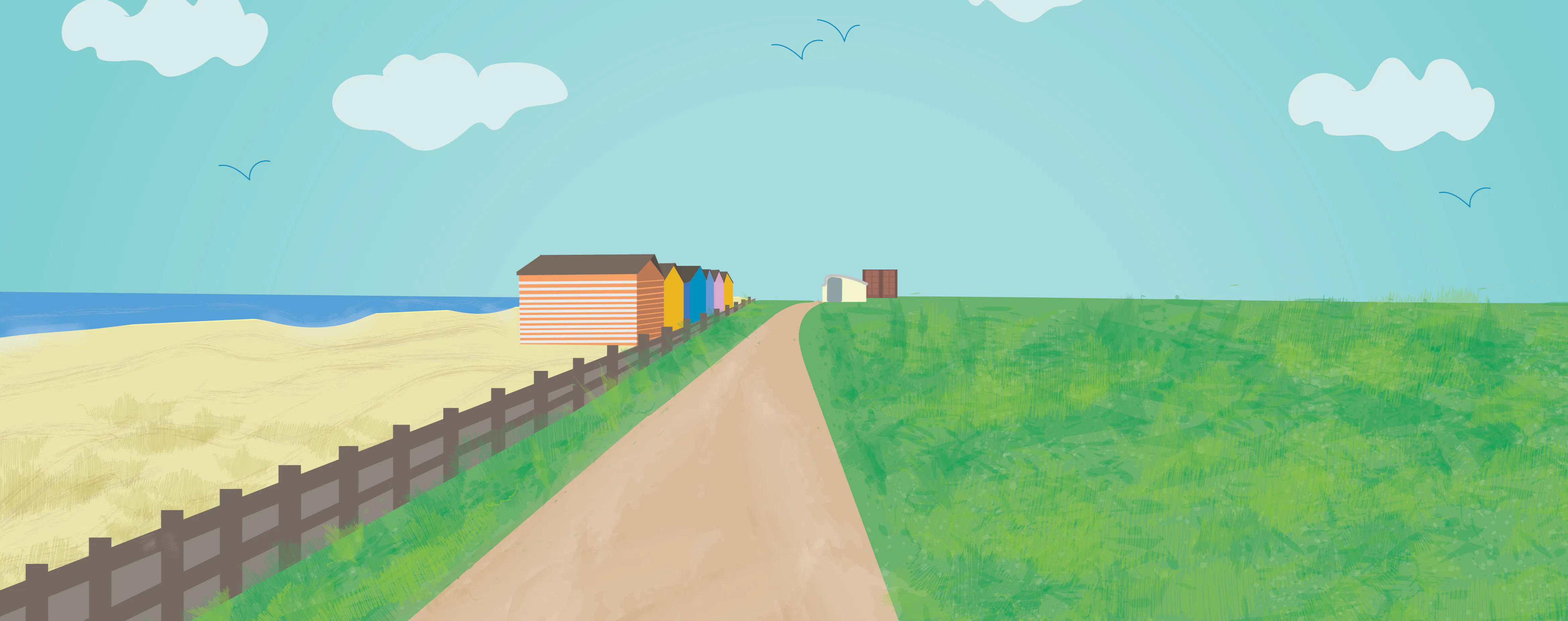  Lancing Beach Green path visualisation
