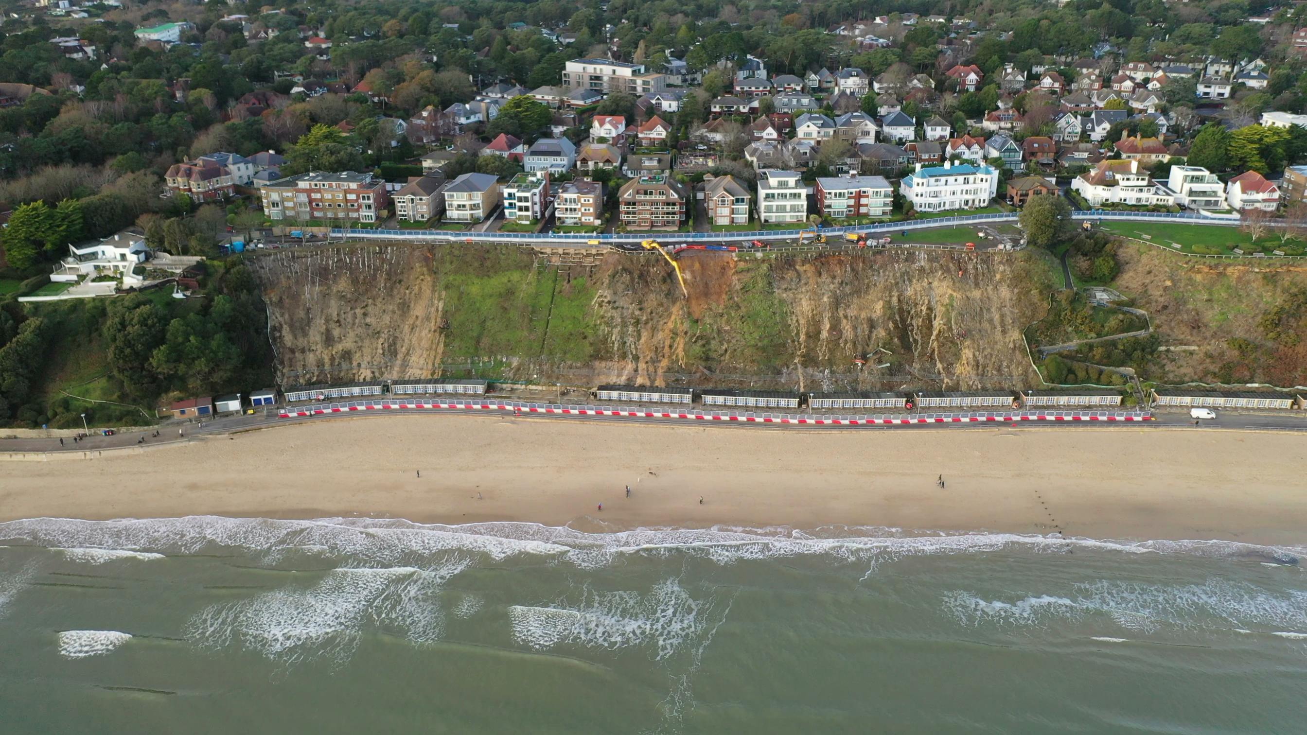 Canford Cliff repair work