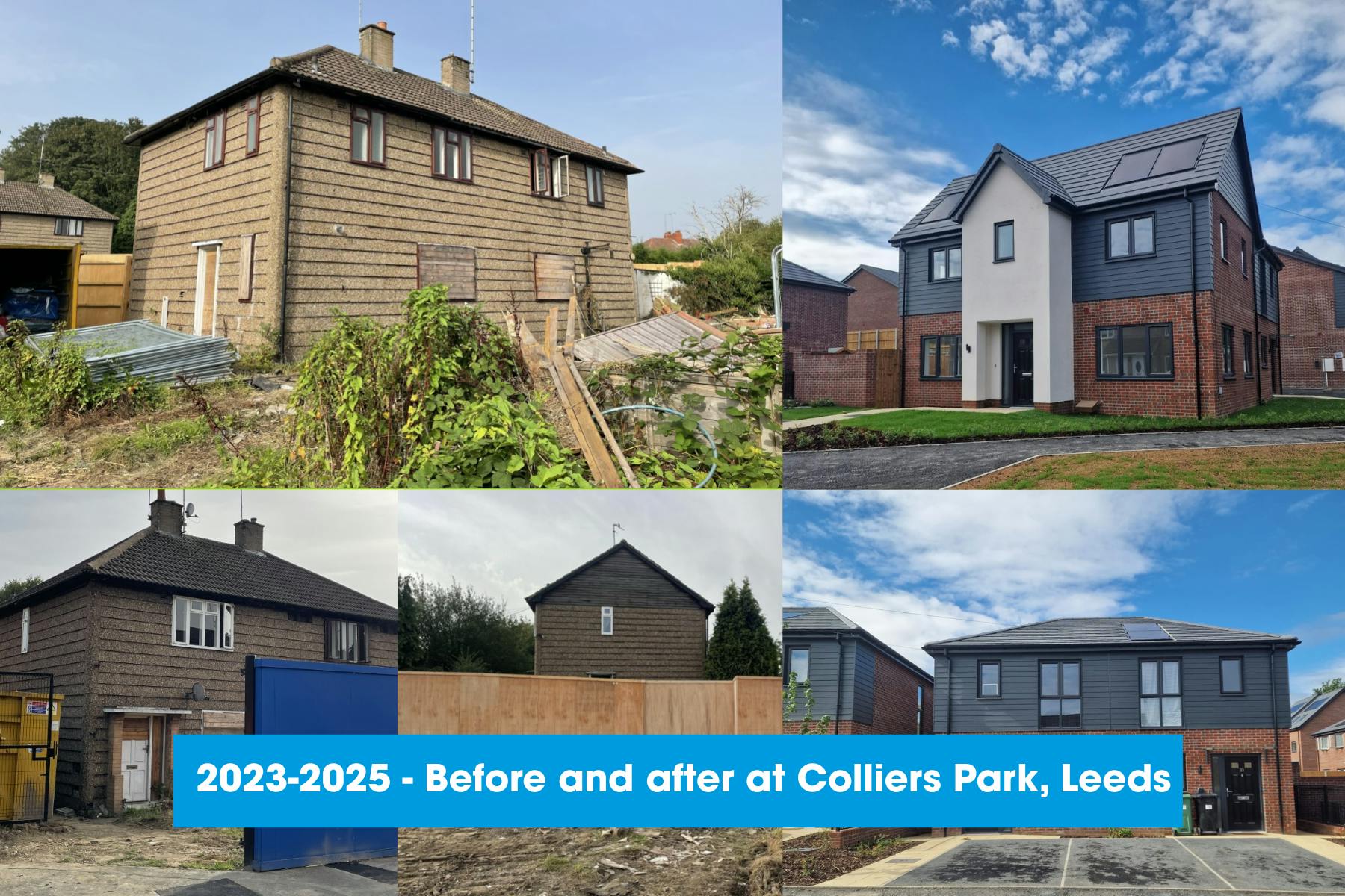 2023-2025 - Before and afer at Colliers Park, Leeds