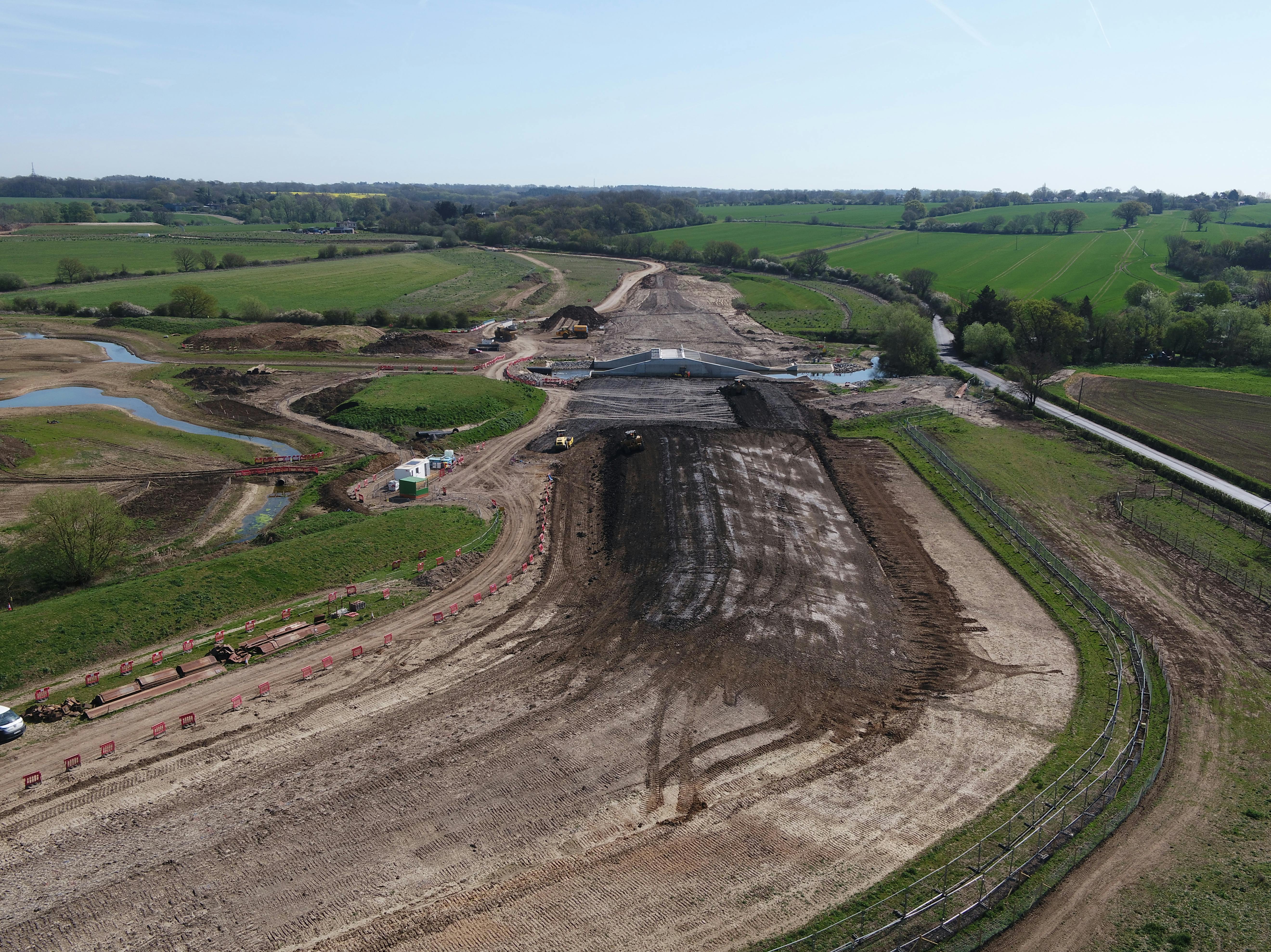 31. earth embankment progress - western side - 8 April 2026.JPG