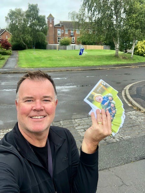 Flyers being delivered.jpg