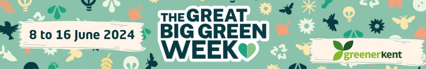 The Great Big Green Week 8 to 16 June 2024 with greenerkent logo